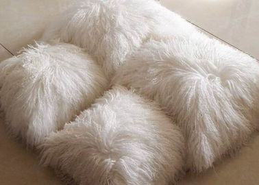 China Do Mongolian da pele do descanso lance tibetano branco encaracolado do sofá de lãs do cordeiro da pele de carneiro por muito tempo fornecedor