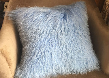 China Descanso longo luxuoso do sofá da pele dos carneiros dos azul-céu do descanso da pele do Mongolian no hotel fornecedor