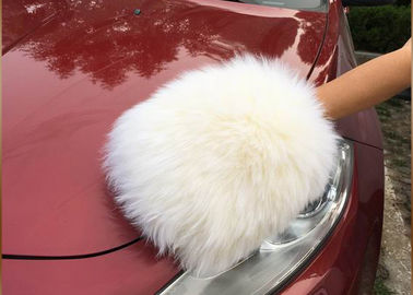 China Cuidado da luva da lavagem de carros da pele de carneiro auto que limpa luvas de detalhe da lavagem da pele de carneiro real fornecedor