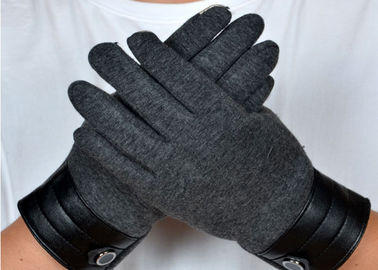 China Luvas cinzentas escuras do tela táctil das senhoras, luvas do inverno com dedos do tela táctil  fornecedor