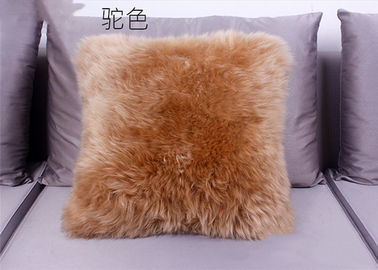 China Forma decorativa do quadrado do coxim de Seat do Lambswool do sofá home com lãs lisas longas fornecedor