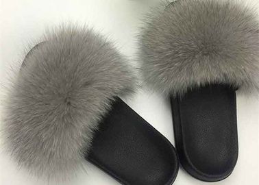 China Dos deslizadores luxuosos genuínos da pele de Fox das senhoras anti deslizamento confortável para o inverno do outono fornecedor