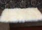 Pele encaracolado longa da pele de carneiro do lance decorativo da forma da casa do tapete da pele de carneiro do Mongolian fornecedor