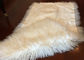 Pele de carneiro tibetana encaracolado longa branca luxuoso do tapete 60 x120cm da pele de carneiro do Mongolian fornecedor
