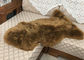 Cor real de Brown escuro do tapete da pele de carneiro de lãs longas do Merino para o projeto home do assoalho fornecedor