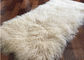 Tornar da cor do bege do tapete 60x120cm da pele de carneiro do Mongolian da cobertura da cama da pele fornecedor
