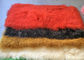 Lances luxuosos tingidos da pele do Mongolian para sofás, tapete longo pequeno da pele de carneiro de lãs fornecedor