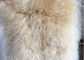 tela real da pele do Mongolian de lãs longas de 120*180cm, tapete branco da pele de carneiro para o berçário  fornecedor