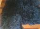 ' A cobertura do lance da pele do Mongolian dos azuis marinhos 2 *4, grande sofá joga o anti enrugamento fornecedor