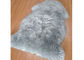 Tapete australiano longo genuíno home da pele de carneiro com luz - lã cinzenta 60x90cm fornecedor