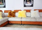 Descansos decorativos de lãs longas para o sofá, tampa dos descansos de lance da pele de Brown da cadeira fornecedor