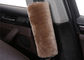 Tampa universal 14x24cm macio do cinto de segurança da pele de carneiro do Merino do carro para o pescoço de proteção fornecedor