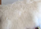 Da pele longa do cordeiro de Tibet do cabelo do couro cru 100% da pele de carneiro do Mongolian tampa encaracolado da placa de lãs fornecedor