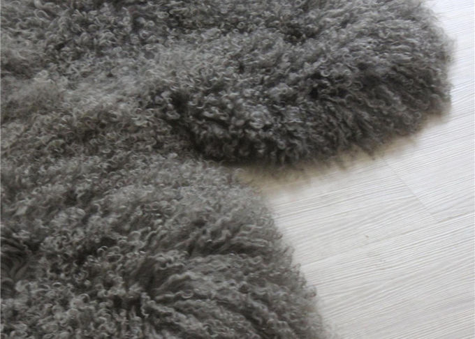 12-13 tapete home natural da pele de carneiro de lãs do Cm, cobertura do lance da pele do cordeiro do Mongolian 