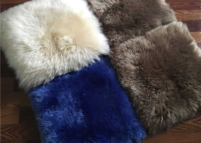 Os descansos de lance do sofá da pele de carneiro de Austrália escolhem a pele tomada partido com cor/tamanho feitos sob encomenda