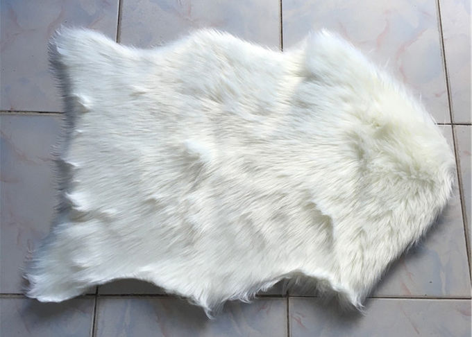 Quadrado da pele do tapete australiano macio pesado da pele de carneiro da densidade o único/personalizou o tamanho