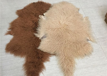 China Tapete cinzento real 20&quot; da pele de carneiro do Mongolian X35” para as tampas home do lance do sofá fornecedor