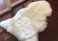 Tapete real da pele de carneiro de lãs longas do cabelo com forma 60 x 90cm dos carneiros brancos de Natura fornecedor
