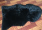 O preto natural do tapete da pele de carneiro de Austrália tingiu lance da pele da pele de carneiro longa de lãs o único fornecedor