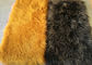 Tapete longo roxo da pele de carneiro do Mongolian dos cabelos Windproof para fazer o vestuário do inverno fornecedor