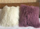 Lãs decorativas personalizadas do descanso de lance 10-15cm da pele de carneiro da cor/Mongolian do tamanho fornecedor