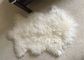Do assoalho branco genuíno da área da neve do lance de lãs do tapete da pele de carneiro do Mongolian pele real de lãs fornecedor
