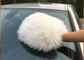 Ambo luva da lavagem de carros da pele de carneiro do Lambswool do lado para a auto limpeza/o polonês fornecedor