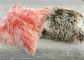 Tampa colorida retangular do coxim do cordeiro do Mongolian, descansos decorativos distorcidos macios  fornecedor