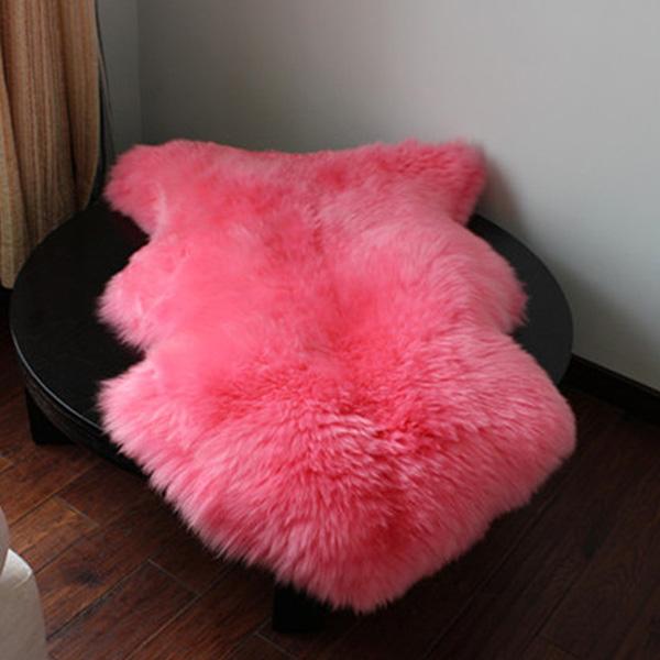 A cama longa real da pele de lãs do Merino joga coberturas com cor/tamanho feitos sob encomenda